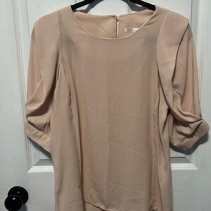 3/$20 light  pink j. studio blouse